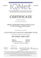 Liebherr Transportation Certificates OHSAS 18001
