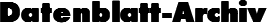 Datenblatt-Archiv