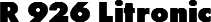 R 926 Litronic