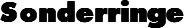 Sonderringe