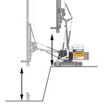13-metre vertical travel device