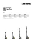 Serie LRB grúas de máquinas de hinca y perforación 