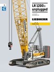Technical data - LR 1200.1 unplugged crawler crane