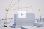 Animation - Vertical Line Finder und Horizontaler Lastweg für Raupenkrane