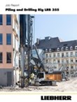 Job report LRB 355 piling and drilling double rotary drilling in Frankfurt