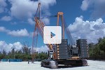 Self-assembly system for the LR 1250 crawler crane