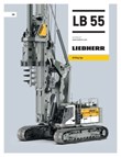 Technical data – LB 55 drilling rig