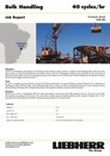 LHM 280 job report bulk handling Brazil