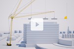 Animation - Vertical Line Finder and Horizontal Load Path for crawler cranes