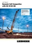 Job report HS 8130 HD dynamic soil compaction in Helsinki
