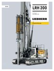 Technical data (USA) – LRH 200 piling rig