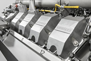 Cylinder heads of Liebherr diesel engine D9512 A7