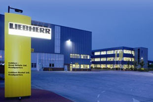 Gemeinsamer zentraler Firmensitz von Liebherr-Great Britain Ltd. und Liebherr-Rental Ltd.