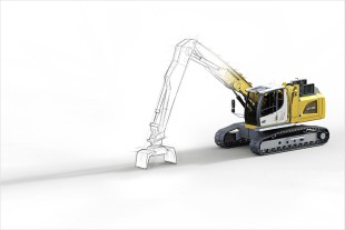 Efficient and environmentally-friendly thanks to the electric drive: The Liebherr LH 26 C Electro Industry.
