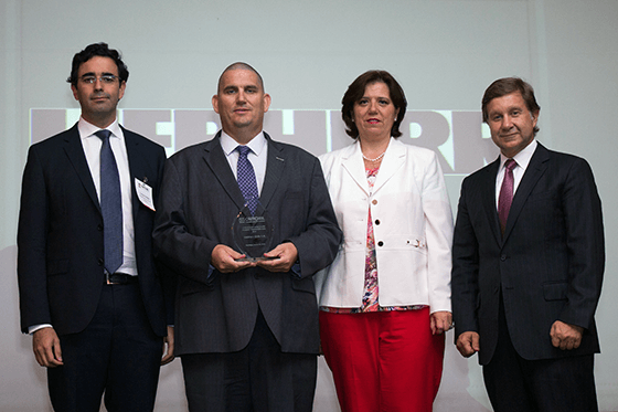 Liebherr SpA Chile wins award from German-Chilean Chamber of Commerce