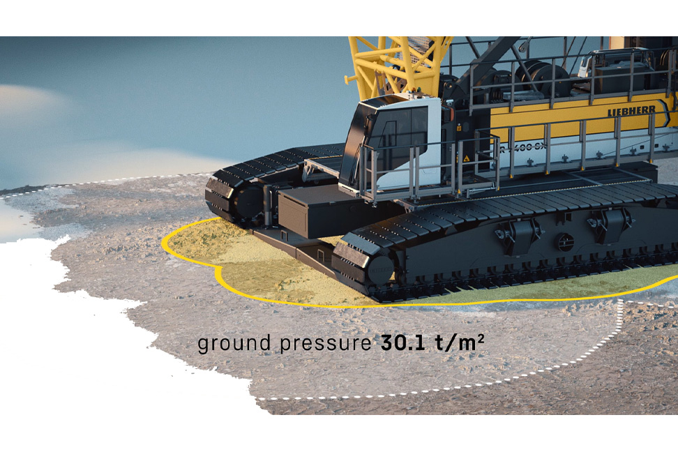 Ground pressure reduction