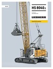 Technical data (USA) – HS 8040.1  duty cycle crawler crane
