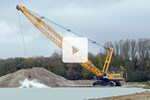 Liebherr 300 t duty cycle crawler crane HS 8300 with Pactronic® hybrid drive 