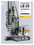 Technical data (USA) – LB 25 drilling rig