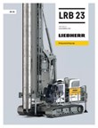 Technical data (USA) – LRB 23 piling and drilling rig