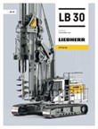 Technical data (USA) – LB 30 drilling rig