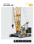 Technical data (USA) - LR 1300.1 SX crawler crane