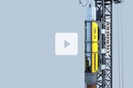Animation: H 15 L hydraulic free-fall hammer