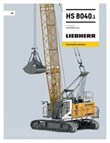 Technical data – HS 8040.1  duty cycle crawler crane