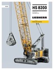 Technical data – HS 8200 duty cycle crawler crane (USA)
