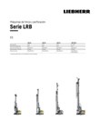 Serie LRB grúas de  máquinas de hinca y perforación 