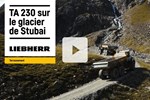Vidéo TA 230 sur le glacier de Stubai