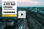 Liebherr - The railroad excavator A 922 Rail Litronic 