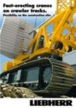 Brochure: Fast-erecting cranes on crawler tracks. Flexibility on the construction site. 