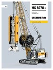 Technical data – HS 8070.1 duty cycle crawler crane