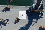 Video L 586 XPower en application de la manutention du portuaire