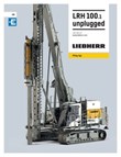Technical data – LRH 100.1 unplugged piling rig