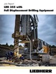 Job report LRB 355 full displacement drilling in Botero, Kolumbia 