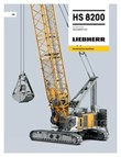 Technical data – HS 8200 duty cycle crawler crane