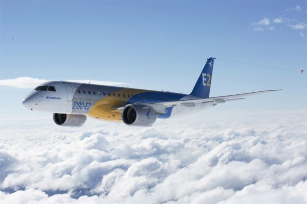Embraer's new E-Jet E2 - Photo: Embraer