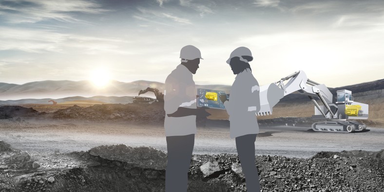Liebherr remote diagnosis and monitoring of the engine in the mining machine