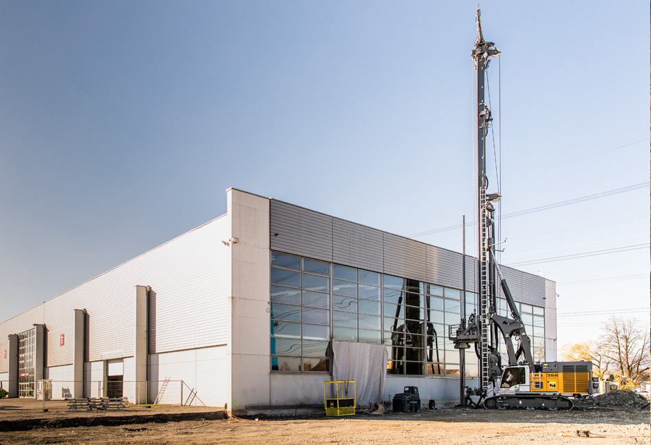 Drilling assistant for single pass method and Kelly drilling Liebherr