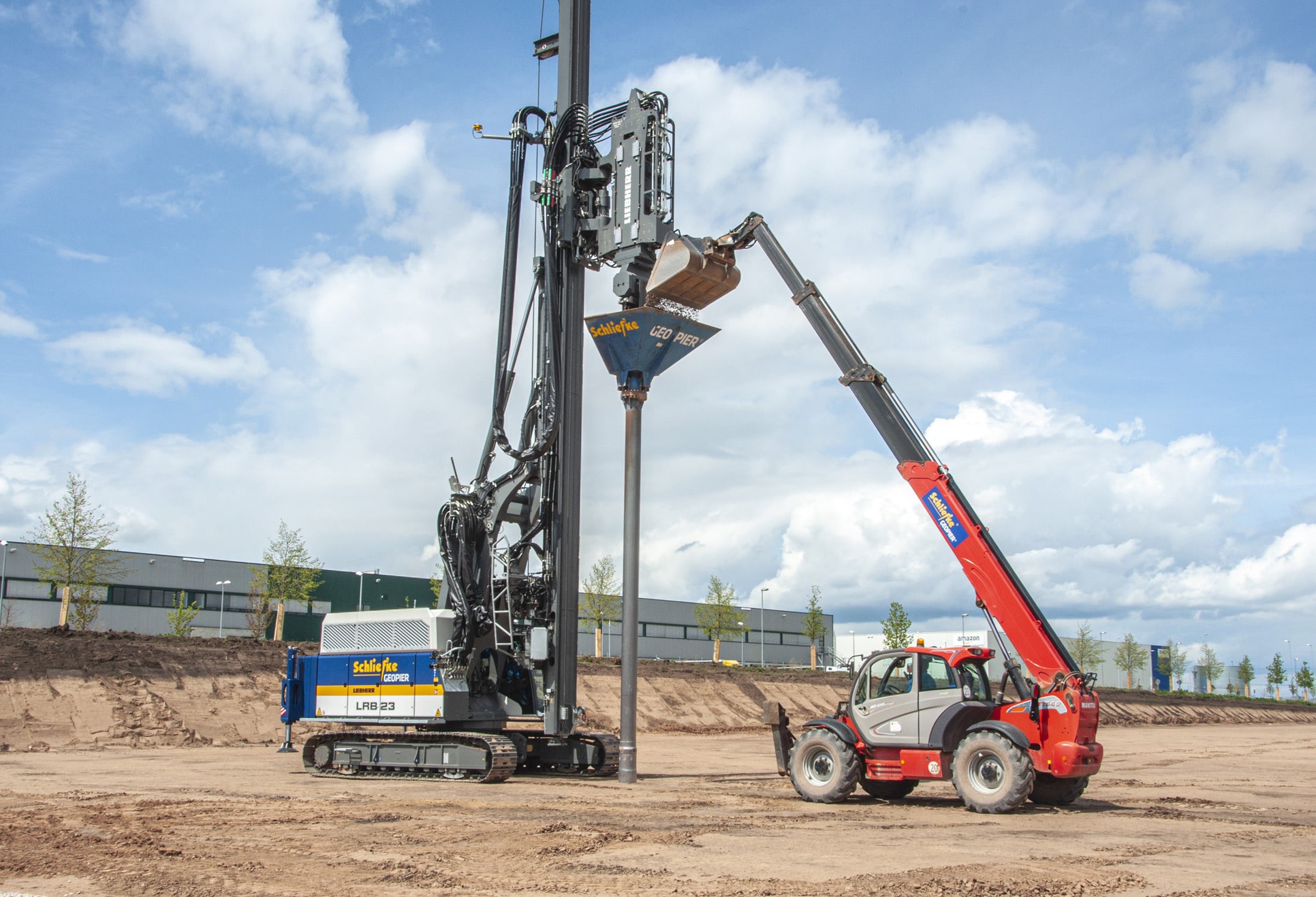 Deep compaction using Liebherr