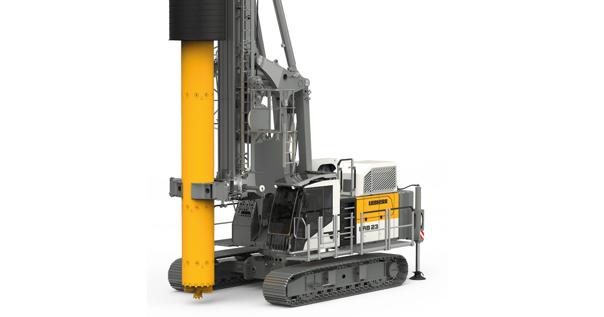 CCFA drilling tools Liebherr deep foundation