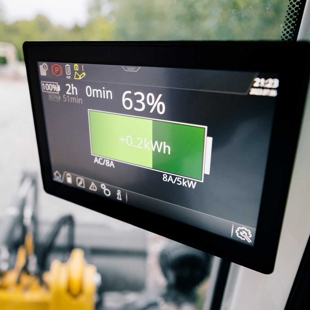 Battery-electric wheel loader L 507 E | Liebherr