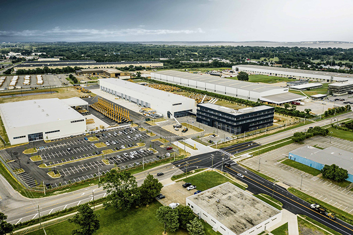 Liebherr USA, Co. eröffnet seinen Hauptsitz auf dem erweiterten Campus in Newport News, Virginia