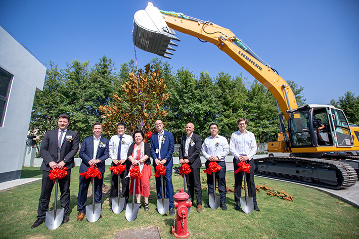 Liebherr celebrates the official opening ceremony of a new production facility in Pinghu, China