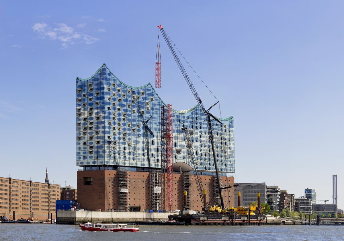 Завершение строительства «Эльбской филармонии» в Гамбурге