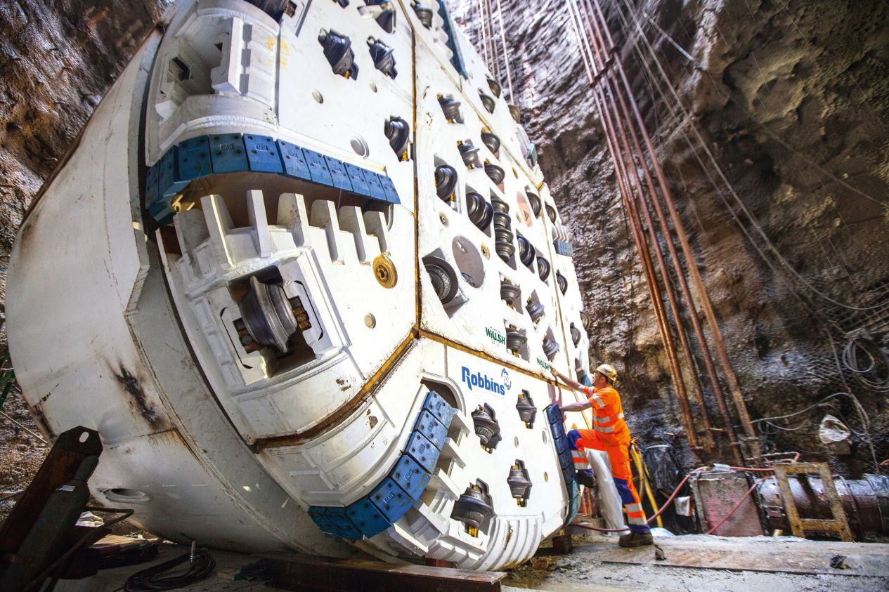 Liebherr erschließt Tunnelbausegment mit spezialisierten Vortriebslagern