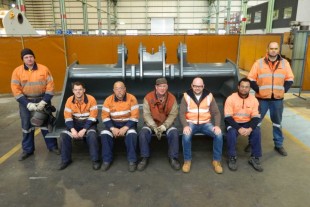 Some of the dedicated team on continuous shiftwork to enable on-time delivery for the customer.