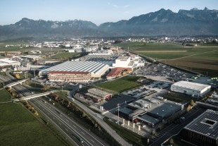 Fábrica de Liebherr Machines Bulle SA, situada en el cantón de Friburgo